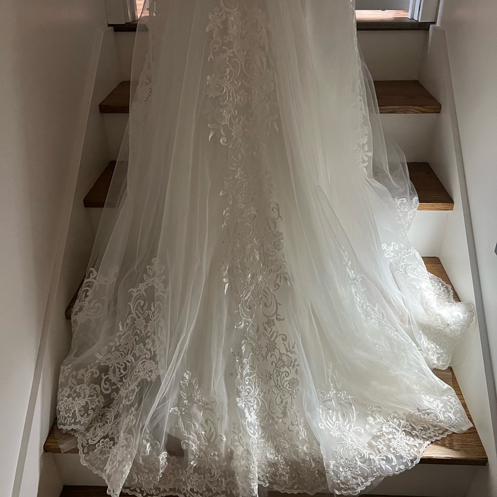 Mingda’s mermaid style Wedding Dress NWT - Picture 9 of 11